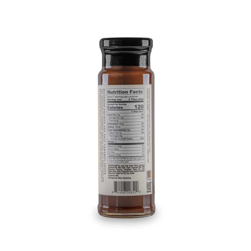 Caramel Sauce – Bourbon Smoked Sea Salt & Bourbon