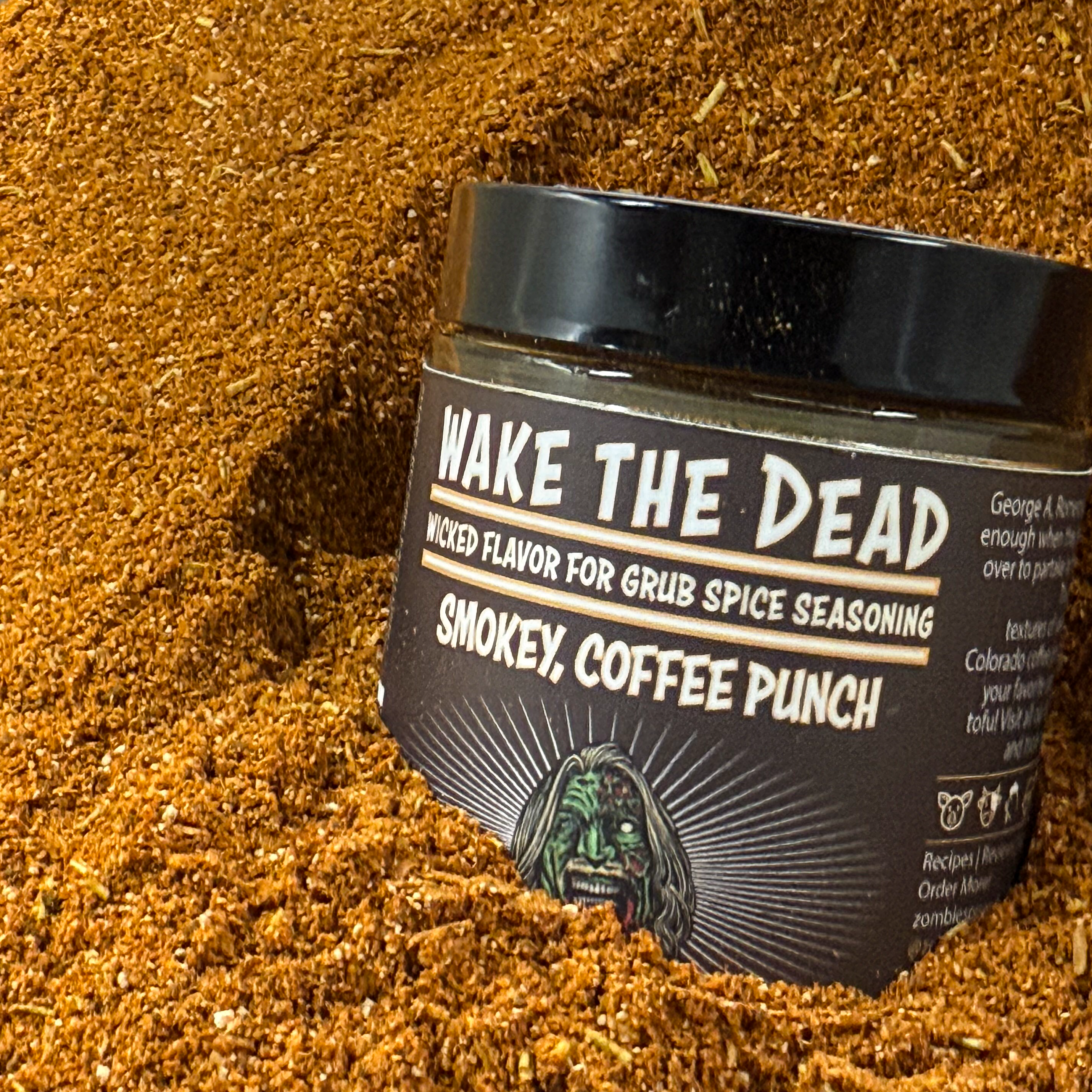 Zombie Spice Rub Co. | Wake the Dead | Go Spice Pouch to Get Hooked | Delivers a Smoky, Coffee Punch That Says Whoa